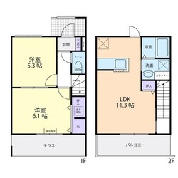 ファミーユ　IIの物件間取画像